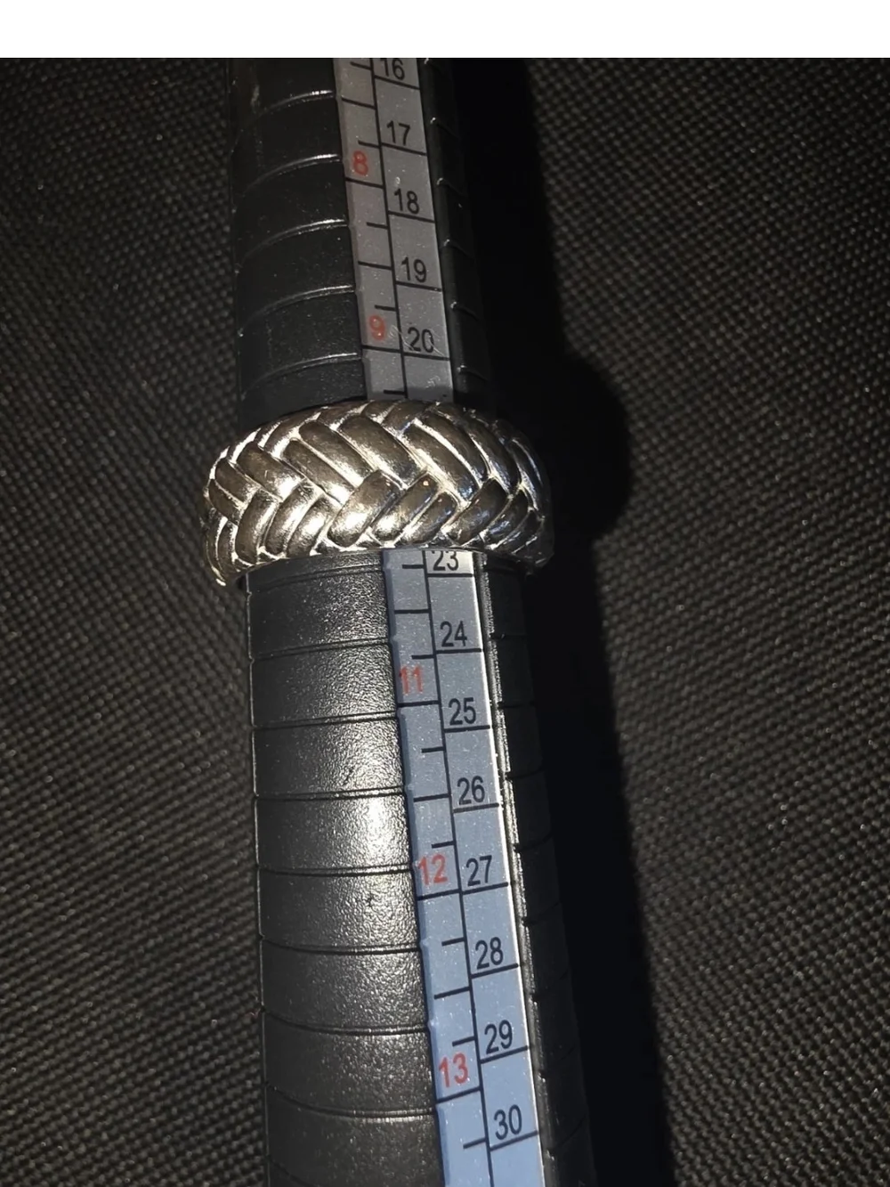 EFFY Men's Sterling 925 Silver Braided Ring Used